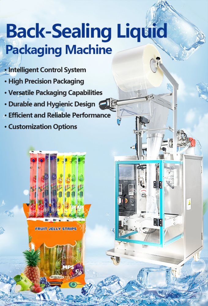Automatic Sachet Water Packaging Machine PLC controlled 30-50bags/min