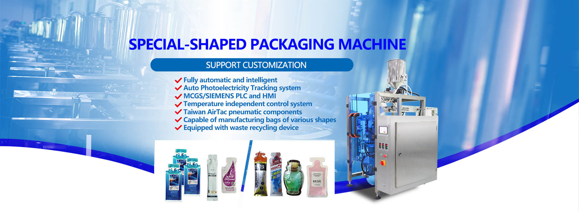 Qualität Automatische flüssige Verpackmaschine usine