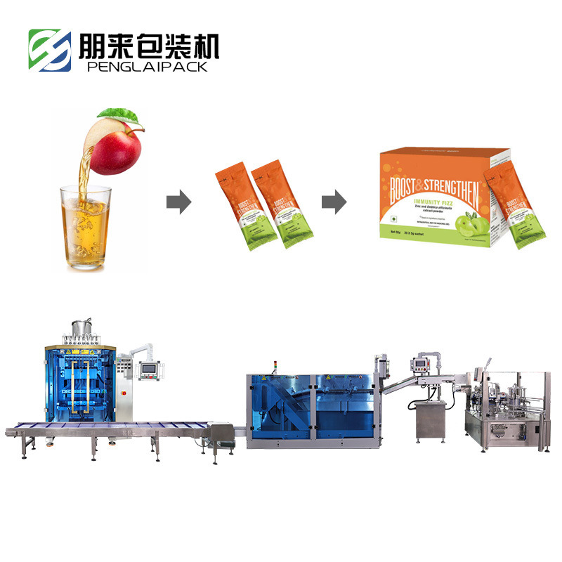 Multi Lane Liquid Sachet Packing Machine with PLC Control