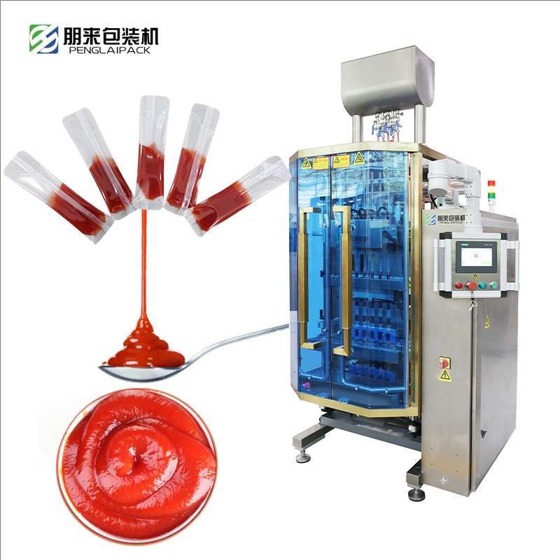 Automatic Multilane 4 Side Sealing Packing Machine Liquid Shampoo Sauce ...