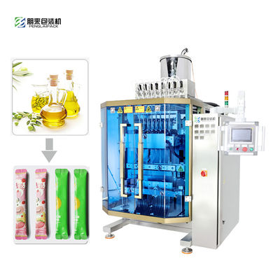 Stainless Steel Automatic Liquid Pouch Packing Machine 4 Lane 30-50bags/min