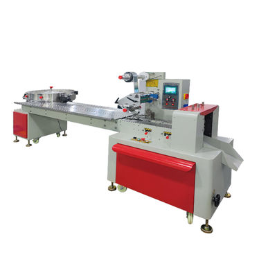 Auto-horizontal packaging machine with 30-300bags/min speed, multifunctional and easy to operate for food and snack packaging。his flow pack machine has wide compatibility, which can pack various solid
