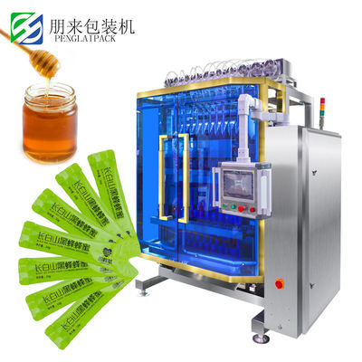 Multilane Automatic Filling Sealing Machine For Honey Juice Pouch Filling