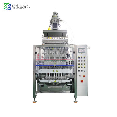 4/6 Lane Powder Packing Machine 30-50 Ppm 220V Servo For Back Seal Pouches