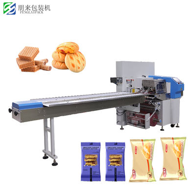 Automatic Horizontal Flow Wrapping Machine for Fast Hygienic Food Packaging with Customizable Configuration
