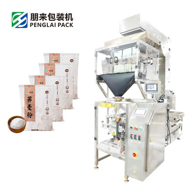 4-Head Linear Scale Filling Machine with Integrated Vertical VFFS Packing Machine