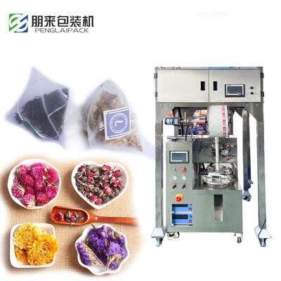 2025 Hot Sale Wholesale Price Instant Automatic Triangle Small Pyramidal Bag Herbal Rose Tea Packing Making Filling Machine for Sale