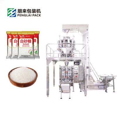 Ten Head Scales Combination Weighing Packaging Filling Machines Sugar Candy Rice Chips Packing Machine for Small Business
