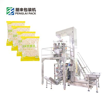 Multihead scale granular powder multi head weigher granules packaging machine  packaging line equipment automatic side sealing  pillow bag packaging machinemachine  Pop Cornb chips rice big bag 