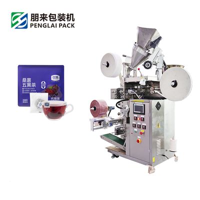 Automatic Electric Loose Leaf Green Tea Tea Bag Packing Machine with PLC Control Filter Paper Sachet Sealing & Labeling